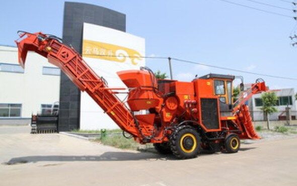 广西云马汉升4GQ-260型切段式甘蔗联合收割机视频