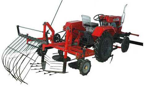 广角4GZ-1.00型杂粮（云豆、黑小豆、白小豆）收割机