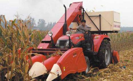 新三王4YD-3背负式玉米收割机