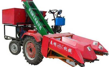 春明4YW-2背负式玉米收割机