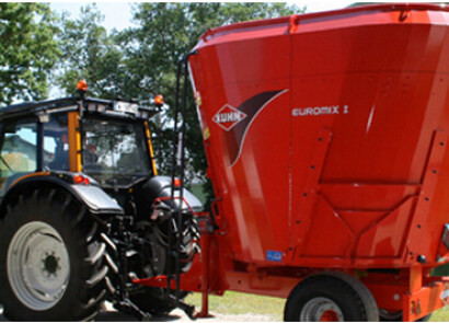 库恩EUROMIX I 1270 立式单搅龙饲料搅拌机