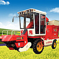 海伟4YZP-2S自走式玉米收割机