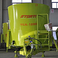 国科诚泰Dunker STVS100立式固定式单搅龙TMR饲料制备机