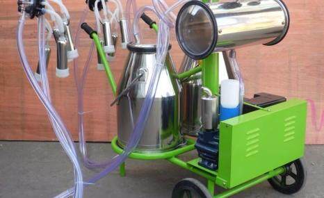 惠农双桶移动式挤奶机