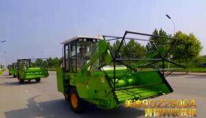 美迪自走式青饲料收获机作业视频