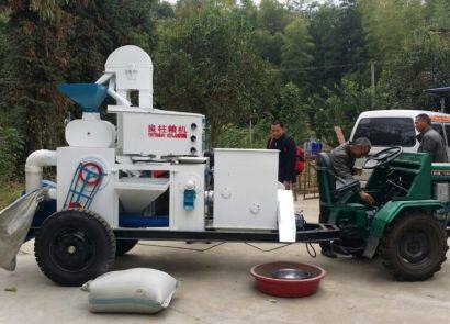 良柱15型四轮流动米机