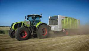 科乐收AXION 900系列拖拉机作业视频