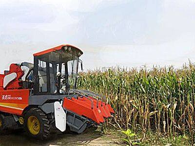 河北英虎4YZB-4C型玉米收获机