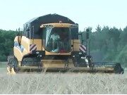 纽荷兰CX6080大型收割机作业视频