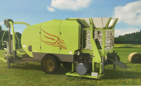 科脉9YCL-1.0圆草捆打捆包膜一体机