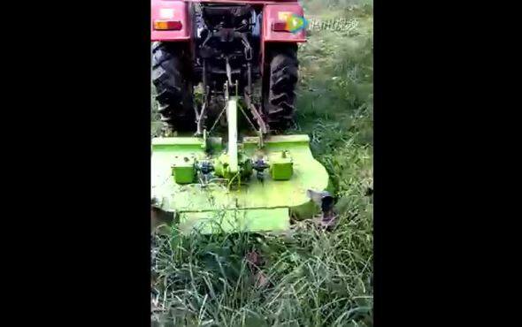 鑫农果园旋转割草机作业视频