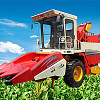 双箭王4YZ-3玉米联合收获机