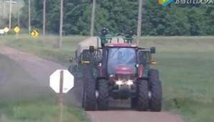 大平原公司40英尺免耕气吹条播机