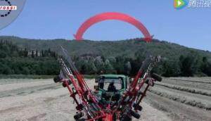 伊诺罗斯Dragonfly7700旋转式搂草机作业视频