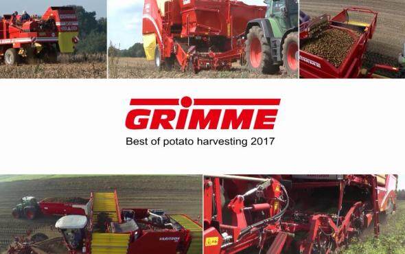 格立莫马铃薯收获机械作业视频2017