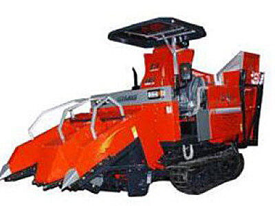 巨明4YZPL-2履带式玉米收获机
