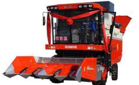 巨明自走式葵花收获机