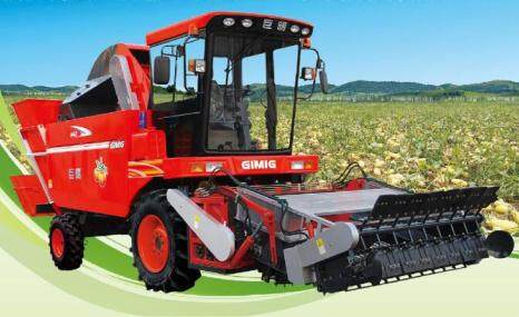 巨明自走式葫芦打瓜收获机