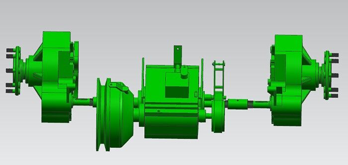 五征GA80小麦收获机