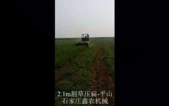 石家庄鑫农9G-2.1割草压扁机作业视频