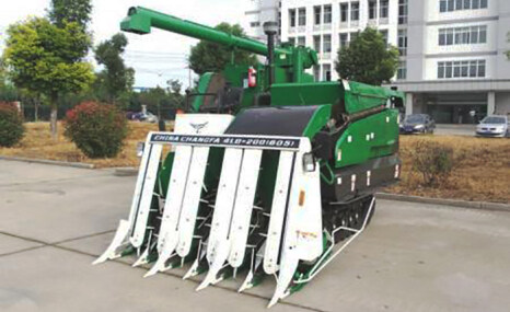 泰州常发4LB-200型履带自走式半喂入水稻联合收割机