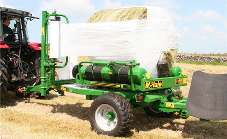 麦克海尔991B系列牵引圆捆缠膜机