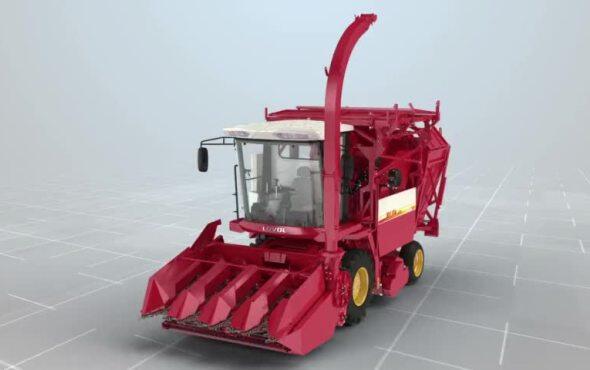 雷沃谷神CC04(4YZ-4B)茎穗兼收玉米收割机介绍视频
