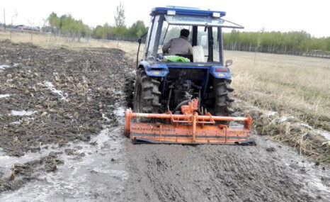 吉林金盛田1BPQ-220水田搅浆平地机