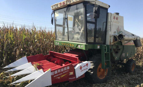 恒盛4YZ-4玉米收割割台