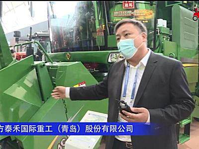 迪马4YZ-4CJ自走式茎穗兼收玉米收割机--2020中国农机展