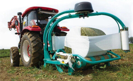 五征4QM(4QM-1200)悬挂式青饲料圆捆包膜机