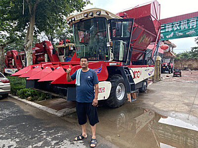 用户评价金大丰茎穗兼收玉米收割机