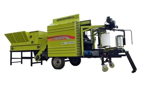 科脉机械9YCL-0.63圆草捆打捆包膜一体机