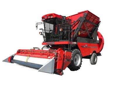 新疆牧神4JZ-3600B型自走式辣椒收获机