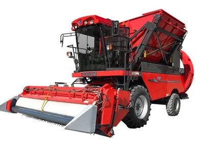 新疆牧神4JZ-3600B型自走式辣椒收获机