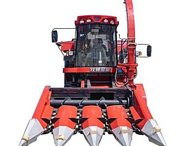 新疆牧神4YZX-4S自走式穗茎兼收玉米收获机