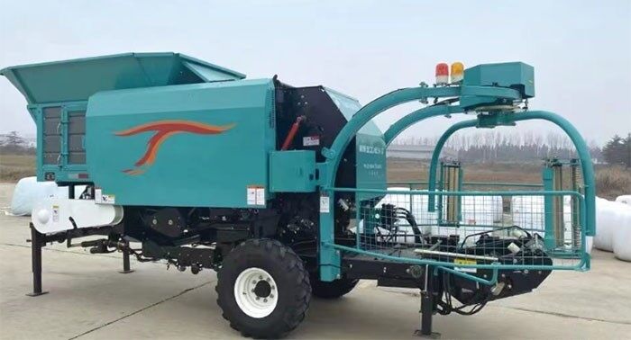 五征高北R6(4QYM-1000)青饲料圆捆打捆包膜一体机