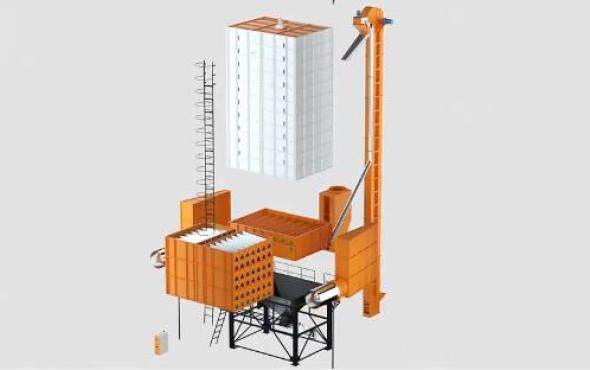 辰宇无绞龙谷物干燥机产品介绍视频