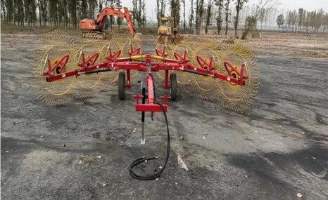 高阳县邦硕9LZ-5.4指轮式搂草机