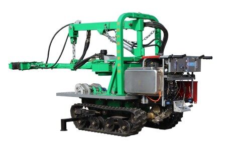 诺力瓦4YGZ-20履带山核桃大枣液压振动采收机