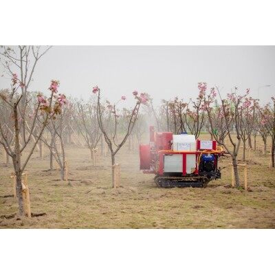 吉峰牌3WZGF-400L遥控履带式风送喷雾机(油动版)
