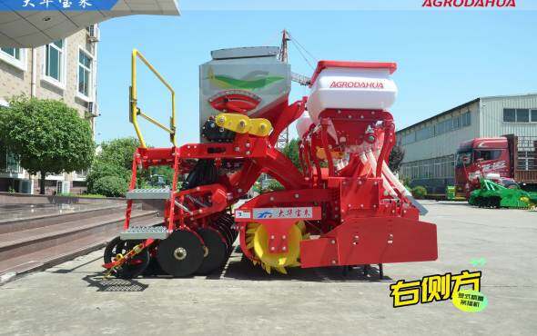 大华宝来驱动耙复式精量条播机(机械传动款)视频