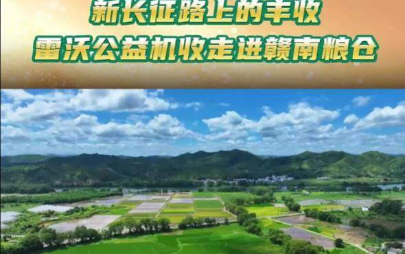 新长征路上的丰收 | 雷沃公益机收走进赣南粮仓
