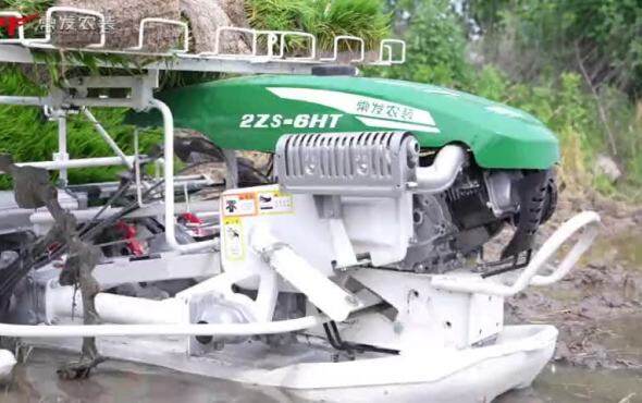 常发农装2ZS-6HT手扶插作业视频