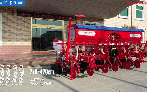 大华宝来2BMYFQ系列气吸式精量播种机（D系列）作业视频