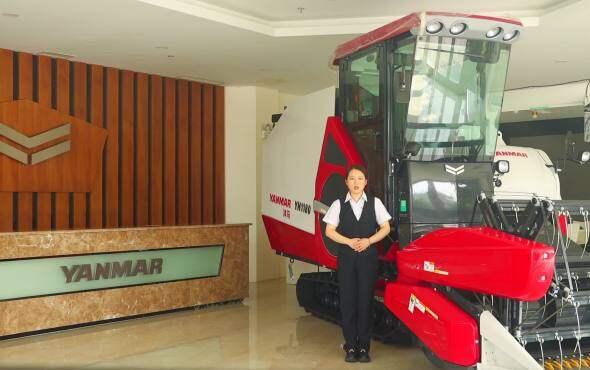 洋马全景-全喂入收割机:YH1180讲解视频