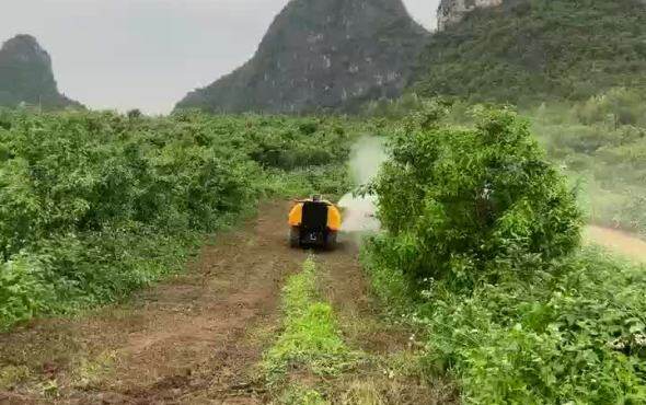 吉峰牌3WPZGF-500农业植保机器人(喷药机器人)作业视频-2