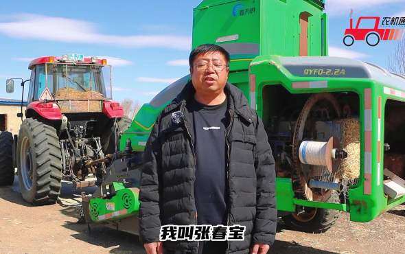 秸秆饲料打捆机只认天朗--高质量饲草实现我的高收益