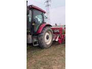 兴华灭茬旋耕施肥复式一体播种机(配双轴灭茬旋耕)作业视频