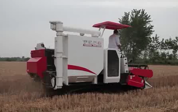 宇成“谷缘”纵轴流多功能收割机作业视频